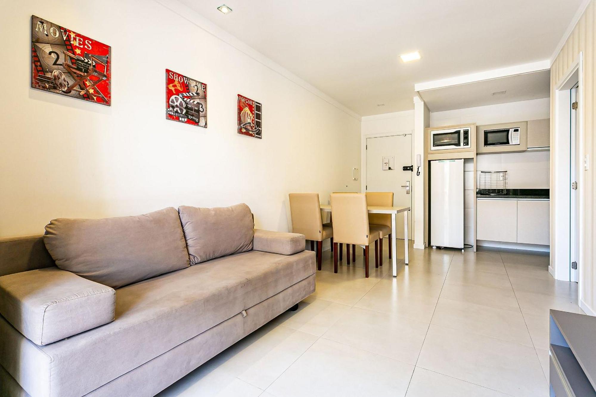 Wi-Fi 240Mb | 150M Da Praia | Piscina #Ia07D Florianopolis Luaran gambar